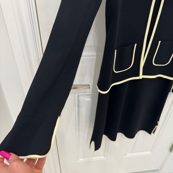 Black 2 piece VERTIGO Dress from PARIS. Very good condition. Size M - Picture 4 of 13